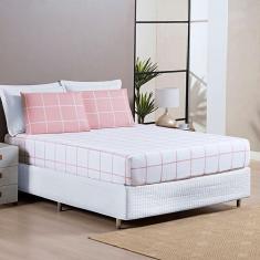 Imagem de Jogo de Cama Austin Solteiro 02 Peças - Rosa