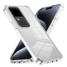 Imagem de Escudo protetor do telefone Capa Crystal Clear compatível com Vivo V30/V30 Pro 2024, PC acrílico rígido, capa traseira protetora ultrafina, capa de absorção de choque antiarranhões compatível com Vivo