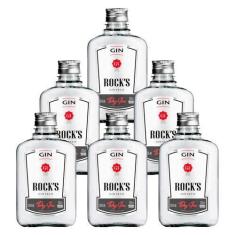 Imagem de Gin Seco Rock's Pocket Dry Gin 200ml 6 Unidades