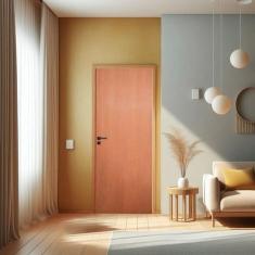 Imagem de Porta de Madeira Sarrafeada 210x102cm Lisa 00 Jb Portas Ipê