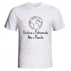Imagem de Camiseta Destrua O Patriarcado Não O Planeta Feminismo