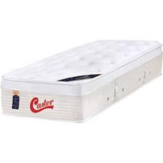 Imagem de Colchão Solteiro Castor Pocket Gold Star Vitagel Aria 3D Plush One Face Mola Pocket System - 88x188x32cm