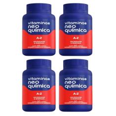 Imagem de Kit 4 Vitamina A-Z Suplemento 60 Cápsulas - Neo Química