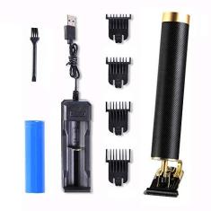 Imagem de T9 USB profissional aparador de cabelo 0mm careca cortador de barba ferramenta de corte de cabelo máquina de corte de cabelo para homens