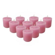 Imagem de Kit 10 Velas Perfumadas Com Aroma De Rosa - Perfume Seu Lar - Velas Da
