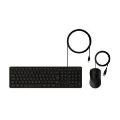 Imagem de Teclado e mouse com fio USB preto CCI 20 - Intelbras