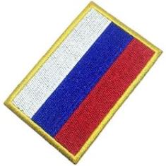Imagem de Bandeira Rússia Patch Bordado Para Uniforme Camisa Kimono