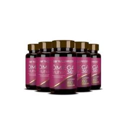 Imagem de 5X Omega 3 6 9 Mulher 60 Caps Hf Suplementos