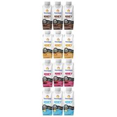 Imagem de Kit 12 Bebidas Piracanjuba Whey 250 Ml - 4 Sabores