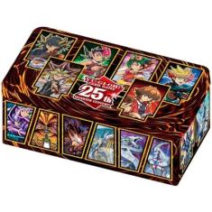 Imagem de Lata Yu-Gi-Oh! Card Game 25th Quarter Century Duelo de Heróis Cards Cartas Boosters Booster em português konami lacrado oficial original 25 anos coleção 2023