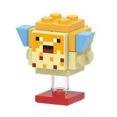 Imagem de Boneco Minifigure Blocos De Montar Pufferfish Minecraft - Mega Block T