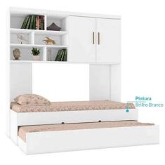 Imagem de Guarda Roupa Infantil Chiara 2 Portas Branco - Phoenix Baby