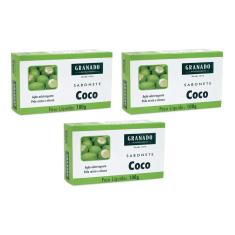 Imagem de Sabonete Granado de Coco Controla a Oleosidade Facial 3x100g