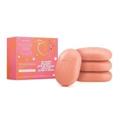 Imagem de Sabonete Em Barra Cuide-Se Bem Pessegura 4  80G Cada - O Boticário