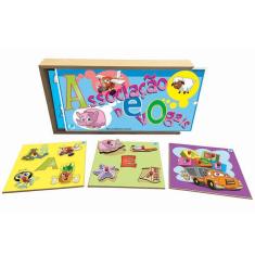 Imagem de Quebra-Cabeça Associação de Vogais Alfabetização