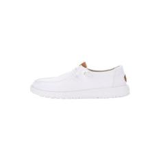 Imagem de Hey Dude Tênis feminino Wendy Canvas, Branco, 5