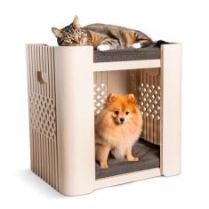 Imagem de Cama Berço Para Cães E Gatos Duplex Premium Pet Stand - Jel Plast, Beg