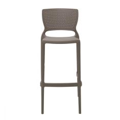 Imagem de Banqueta Tramontina Bar Camurça Em Polipropileno e Fibra