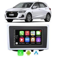 Imagem de Kit Multimidia Android Onix 2020 - 2024 7 Pol Carplay + Moldura Painel