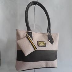 Imagem de Bolsa Feminina Média Em Tecido Sintético Alça De Mão e Antebraço Forra