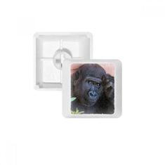 Imagem de DIYthinker Terrestrial Organism Wild Animal Chimpanzé Keycap Teclado mecânico PBT Kit de atualização para jogos