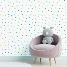 Imagem de Papel De Parede Adesivo Infantil Poá N05023 0,58X3,00M