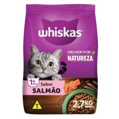Imagem de Ração Whiskas Melhor Por Natureza Salmão Gatos Adultos - 2,7 Kg