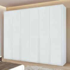 Imagem de Guarda-roupa 6 Portas 6 Gavetas 100% Mdf Imperatore Branco