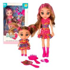 Imagem de Boneca Juju Mommy Mamãe E Filhinha Com Acessórios - Anjo