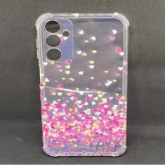 Imagem de Capinha Anti Impacto Chuva De Coração Para Samsung Galaxy A25 - R&M Ac