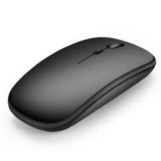 Imagem de Mouse Sem Fio Ultra Fino Recarregável Slim, Silencioso e Compacto para