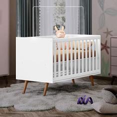 Imagem de Berço Mini Cama Qencanto Retrô Qmovi Branco
