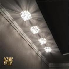 Imagem de Kit 12 Spot Para Embutir Cristal K9 Sala Lavabo Hall Ac974
