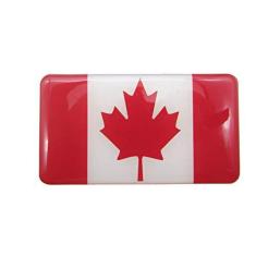 Imagem de Adesivo Bandeira Do Canada Resinado Tamanho 9x5cm