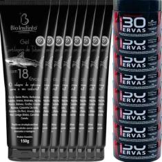 Imagem de Revenda Atacado 8 Gel 30 Ervas Power 300G + 8 Gel Cartilagem De Tubarã