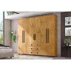 Imagem de Guarda Roupa Casal Ambiente B23063 Freijó - Araplac
