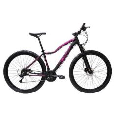Imagem de Bicicleta Ksw Aro 29 Fem  Alumínio 21v Freio Hidraúlico, Preto, Rosa, 