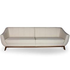 Imagem de Sofá 3 Lugares Para Sala De Estar Atenas 230 Cm Bege C-443