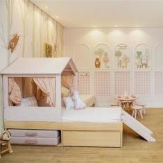 Imagem de Cama Infantil Casinha Quater Linha Play