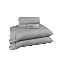 Imagem de Jogo De Lençol Casal King 4 Pçs 400 Fios Ponto Palito Peletizado - Cal