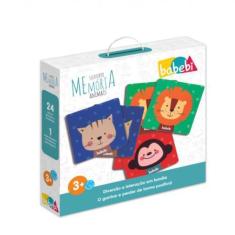 Imagem de Brinquedo Super Memória Babebi Animais Da Floresta 24 Pç