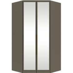 Imagem de Guarda Roupa Roupeiro Canto Closet 2 portas espelho Diamante