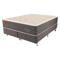 Imagem de Cama Box King Size (Box + Colchão) 193X203x71 Diamante Prorelax Pillow In - Cinza