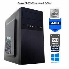 Imagem de Computador Elo Intel Core I3-10100 Up To 4,3Ghz Cache 6Mb Memória 4Gb