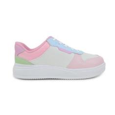 Imagem de Tênis Infantil Pink Cats Flatform Colorido - V3852-Feminino