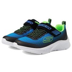 Imagem de Skechers Microspec - Zorva para meninos, Preto/Azul/Limão, 15