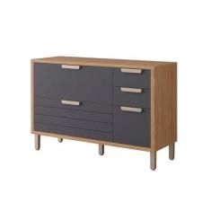 Imagem de Balcão De Cozinha Modulado Eloise C/4 Gavetas E 1 Porta Basculante Ris