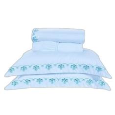 Imagem de Jogo Lençol Queen Urban Bordado 4Pçs 200 Fios 100% Algodão - Doce Lar 