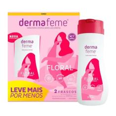 Imagem de DERMAFEME Floral Sabonete Líquido Íntimo com 2 unidades de 200ml cada