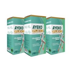 Imagem de KIT 3 AyekoFlex (colágeno Tipo 2 + Associações) 60caps